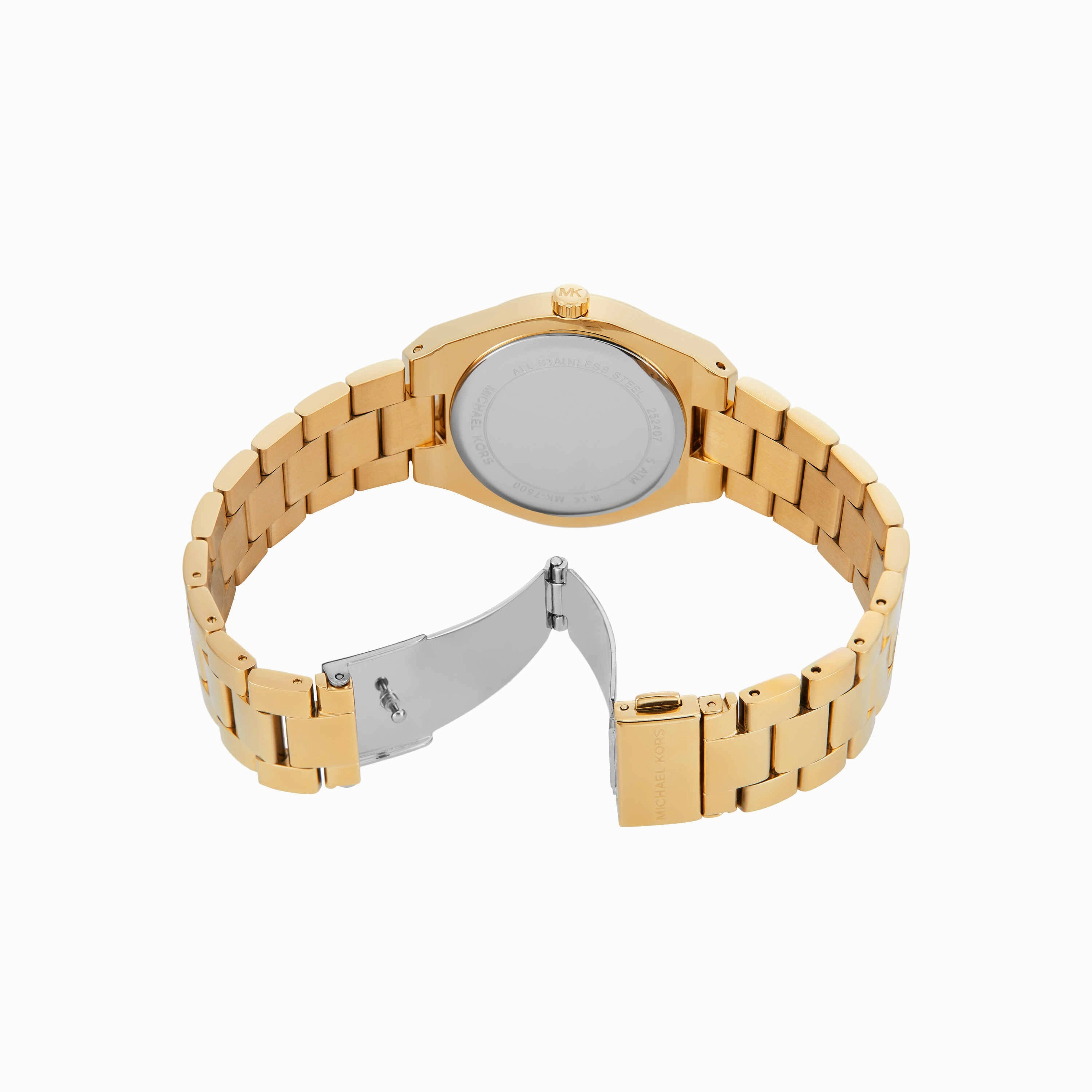 Michael Kors Lennox Gold Tone Analogue Watch MK7500