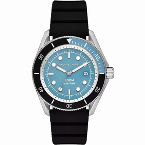 Michael Kors Men's Watch - Maritime Quartz Blue Dial Rubber Strap | MK9167