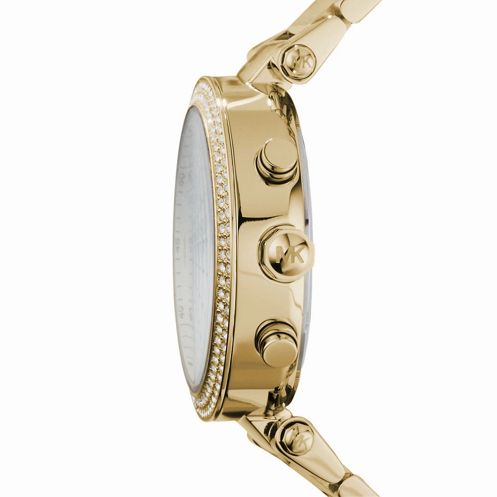 Michael Kors Parker Chronograph Gold-Tone Stainless Steel Watch MK5354