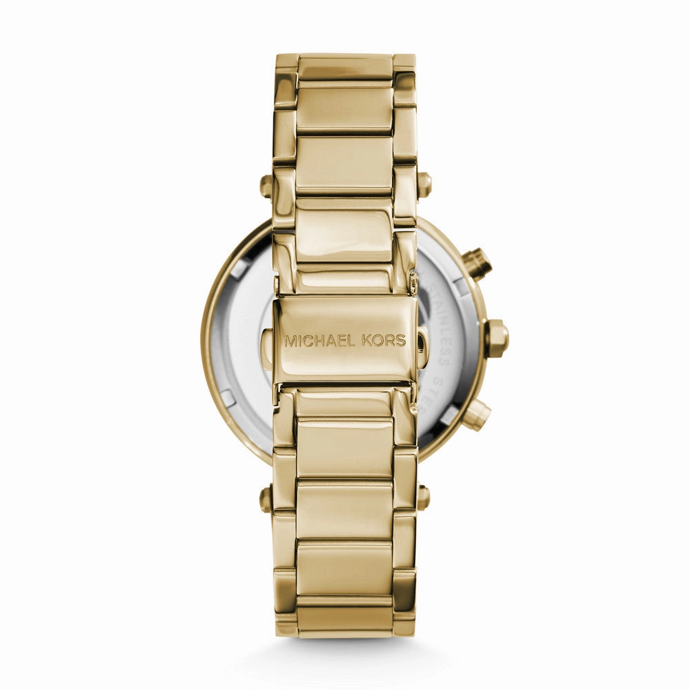 Michael Kors Parker Chronograph Gold-Tone Stainless Steel Watch MK5354