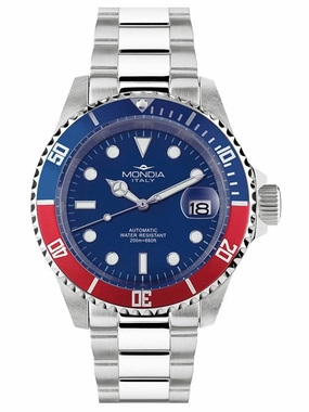 Mondia Madison Automatic - Men's Watch - MI-786-SSBLRD-BL-OY