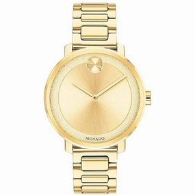 Movado Women's Watch - Pale Gold Dial Plated Stainless Steel Bracelet | 3600502