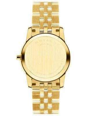 Movado Womens Diamond Museum Classic - Gold-Tone - MOP Dial - Bracelet