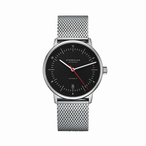 Naos Automatic 38mm - Black on Milanaise bracelet