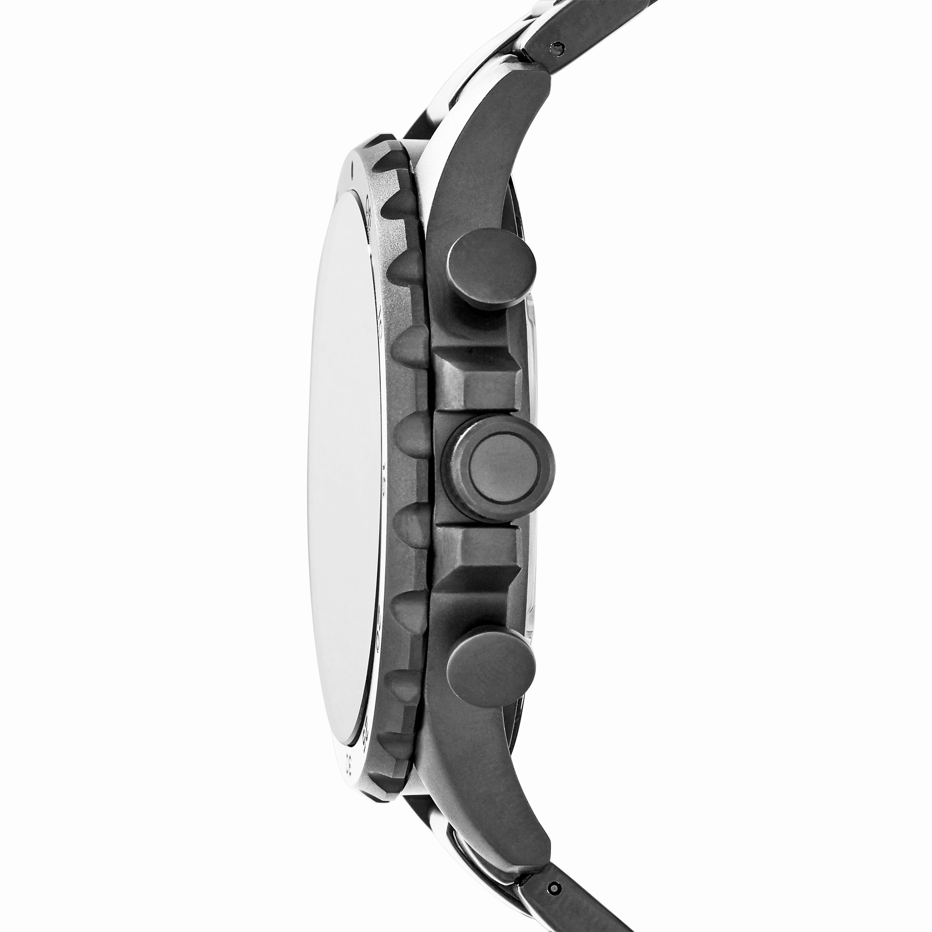 Nate Chronograph Smoke Stainless Steel Watch