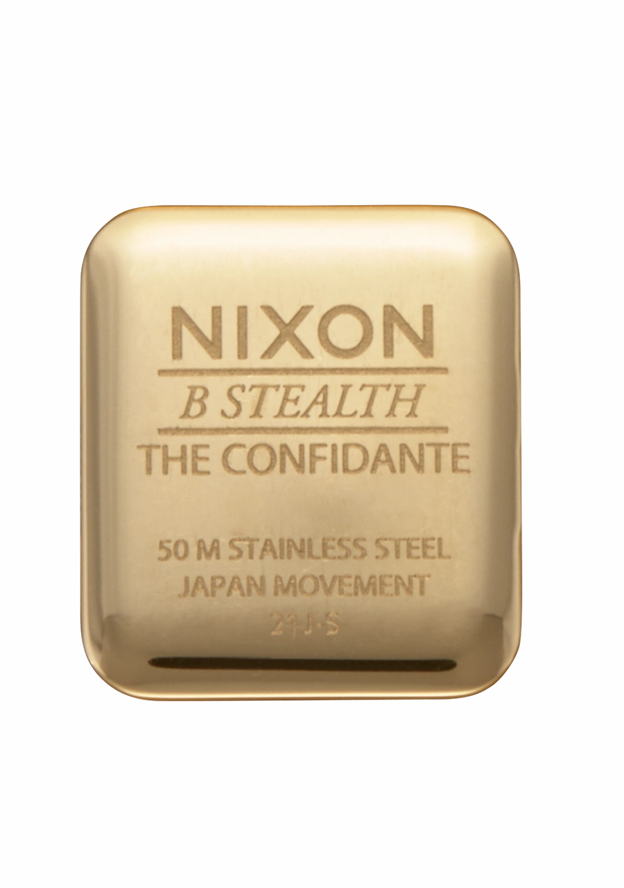 Nixon Confidante Stainless Steel Gold Dial Womens Watch A1362-502-00