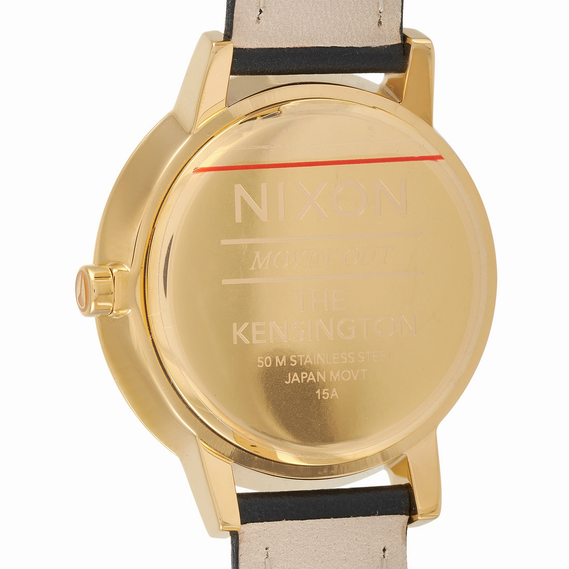 Nixon Kensignton Leather 37 mm Stainless Steel Watch A108 501