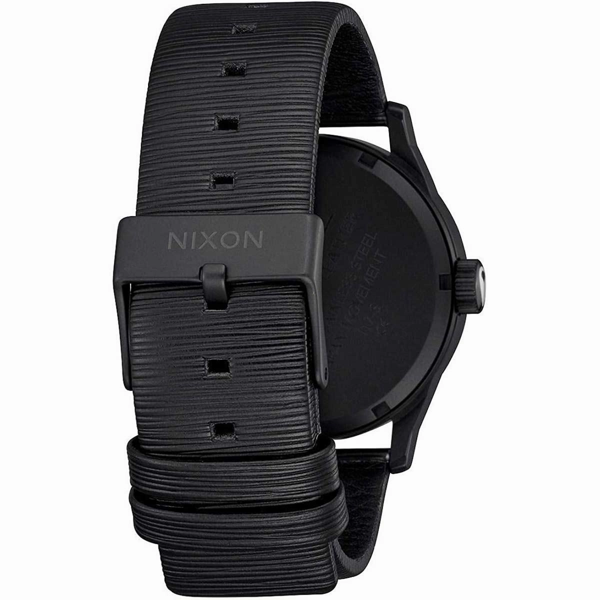 Nixon Men's Quartz Watch - Sentry Black Dial Strap Stainless Steel Case | A1052987