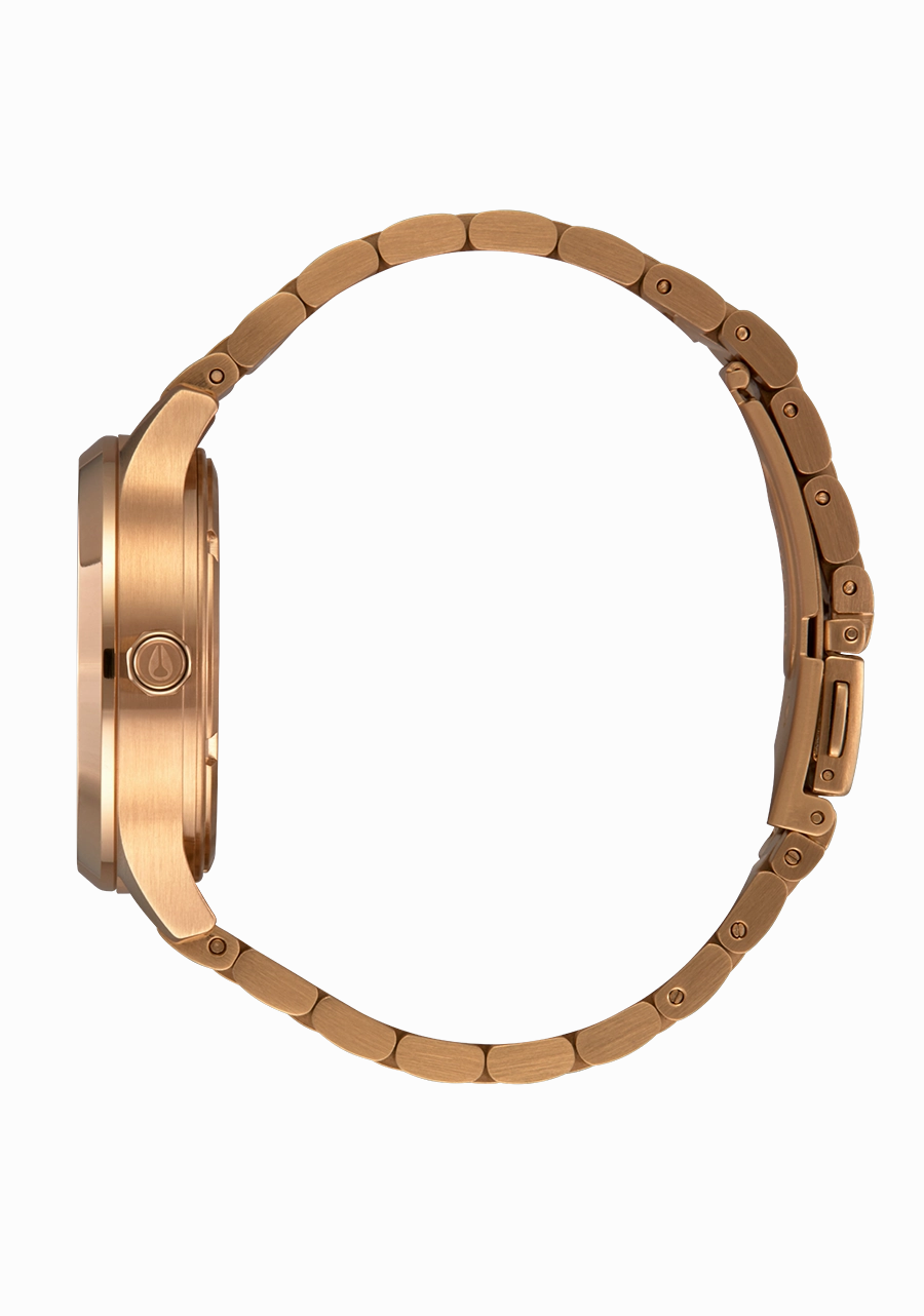 Nixon Optimist Stainless Steel Gold Dial Womens Watch A1342-5087-00