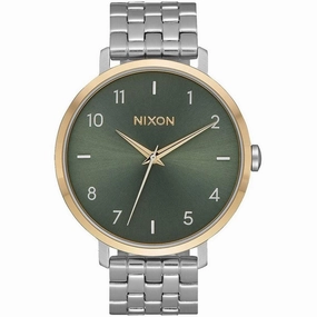 Nixon Women's Quartz Watch - Arrow Green Dial Stainless Steel Bracelet | A10902877