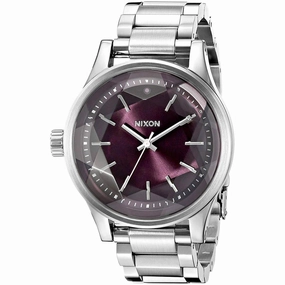 Nixon Women's Quartz Watch - Facet 38 Purple Dial Stainless Steel Bracelet | A4092157