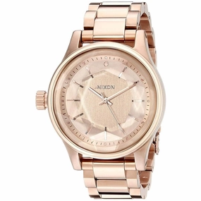 Nixon Women's Quartz Watch - Facet 38 Rose Gold Dial Stainless Steel Bracelet | A409897