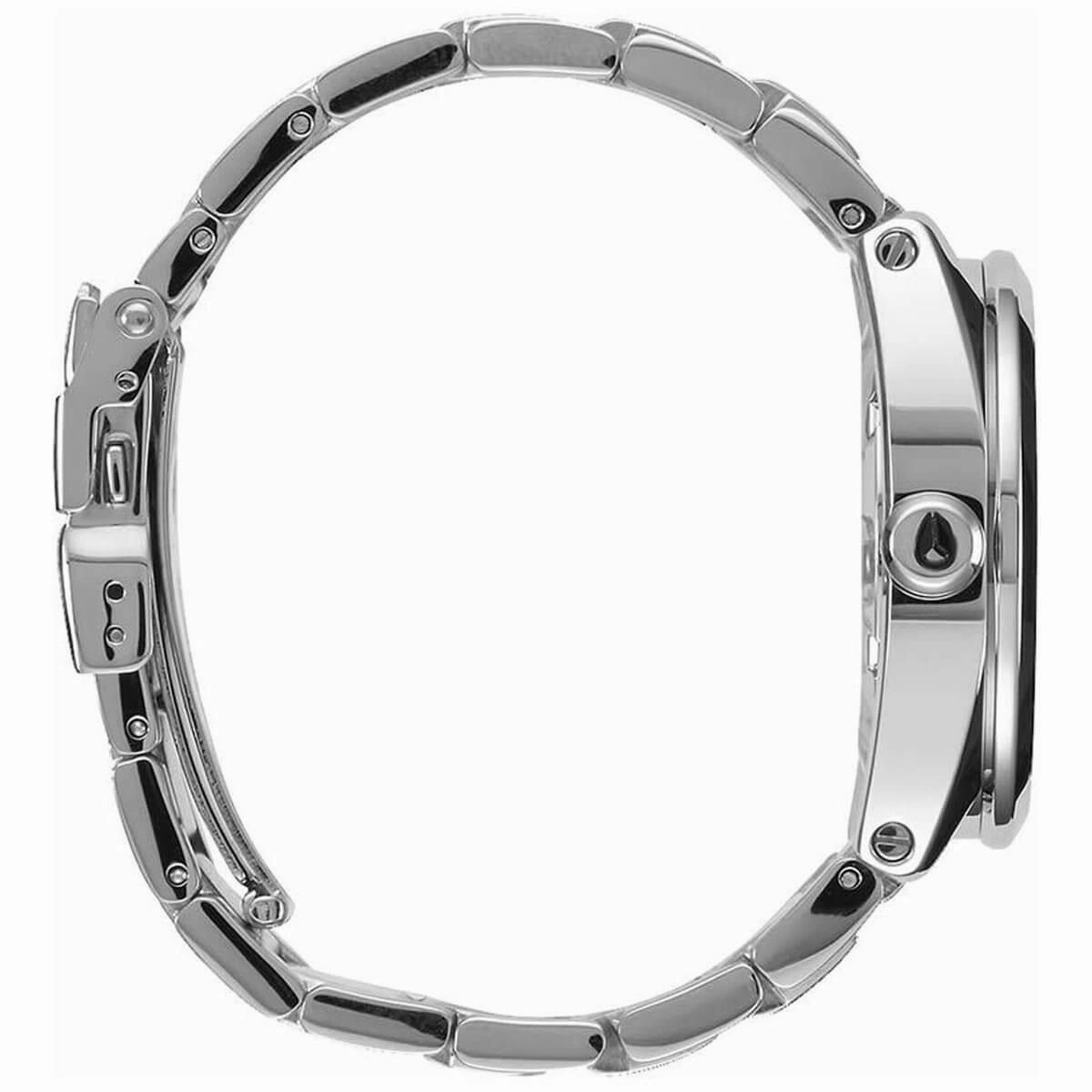 Nixon Women's Quartz Watch - Queenpin Black Dial Silver Tone Bracelet | A935000