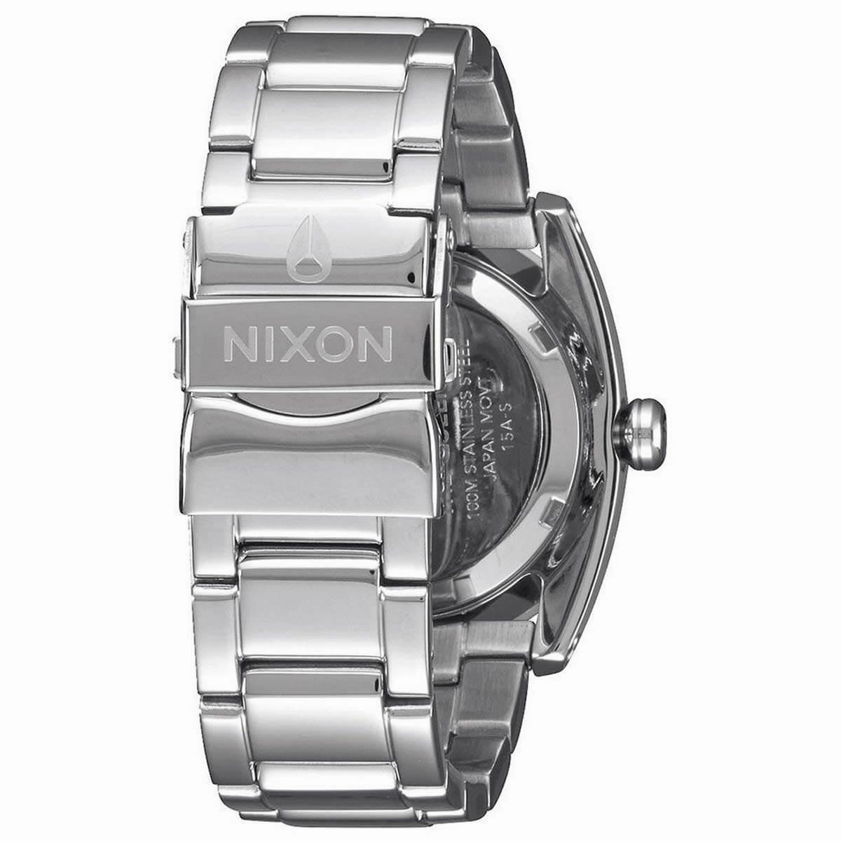 Nixon Women's Quartz Watch - Queenpin Black Dial Silver Tone Bracelet | A935000