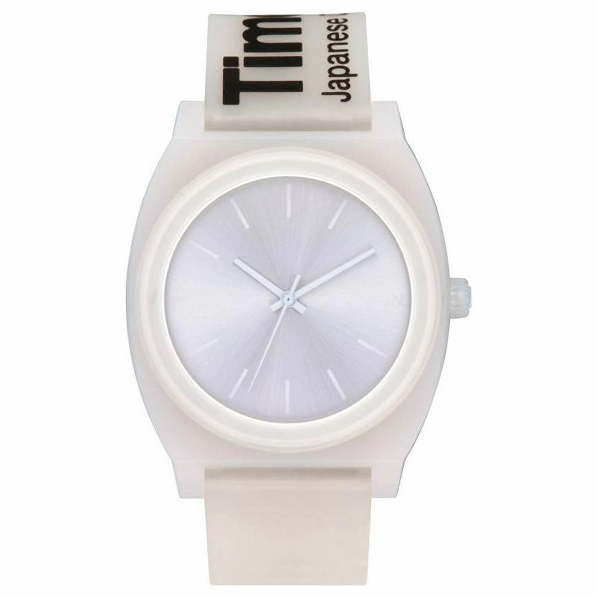Nixon Women's Quartz Watch - Time Teller White Dial Rubber Strap | A1193172