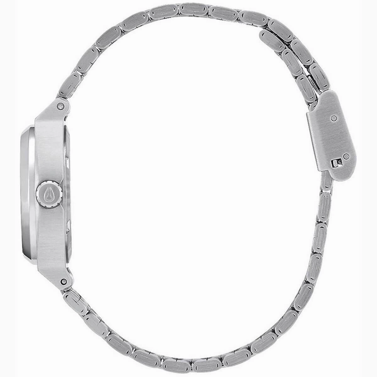 Nixon Women's Watch - Small Time Teller Black Dial Silver Tone Bracelet | A399000