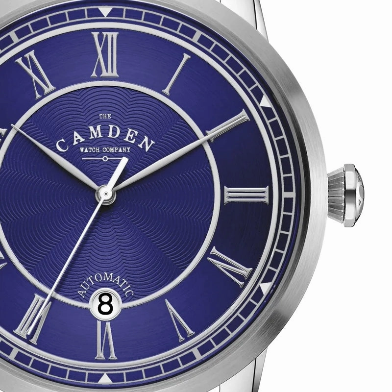 No.29 Automatic Steel, Navy and Mesh