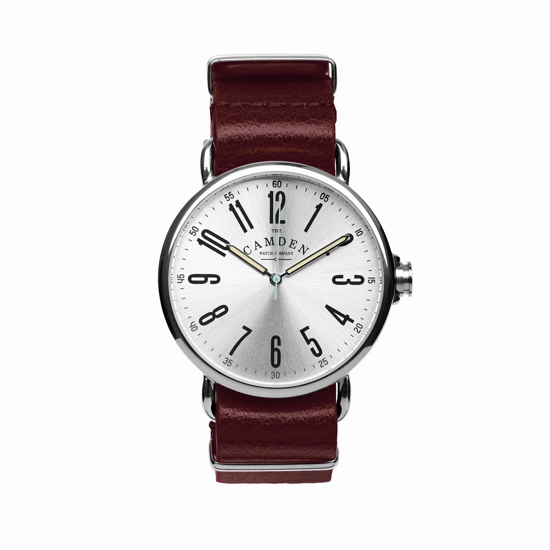 No.88 Steel and Oxblood Leather