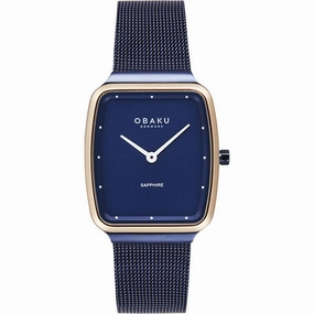 Obaku Tern Lille Ocean Blue 27mm Watch - V267LXSLML