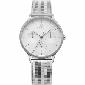 Obaku Women's Lind White Dial Watch