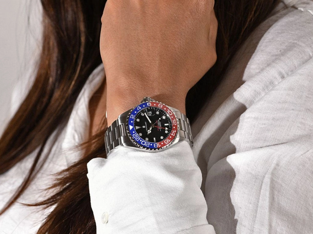 Ocean 39 GMT Blue/Red Ceramic