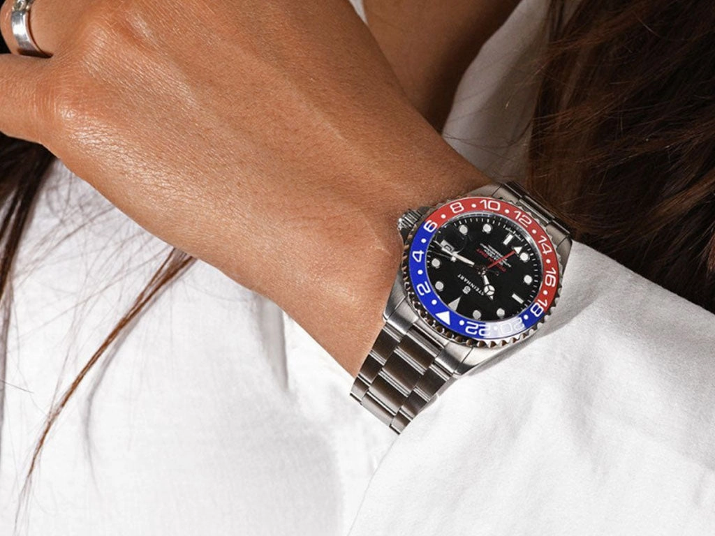 Ocean 39 GMT Blue/Red Ceramic