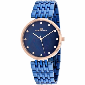 Oceanaut Women's Watch - Aerglo Blue Mother of Pearl Dial Bracelet | OC2206