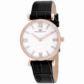 Oceanaut Women's Watch - Harmony White Mother of Pearl Dial Leather Strap | OC3213