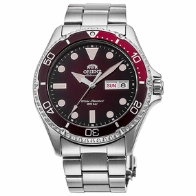 Orient Men's Automatic Watch - Kamasu II Brown Dial Silver Tone Case | RA-AA0814R19B