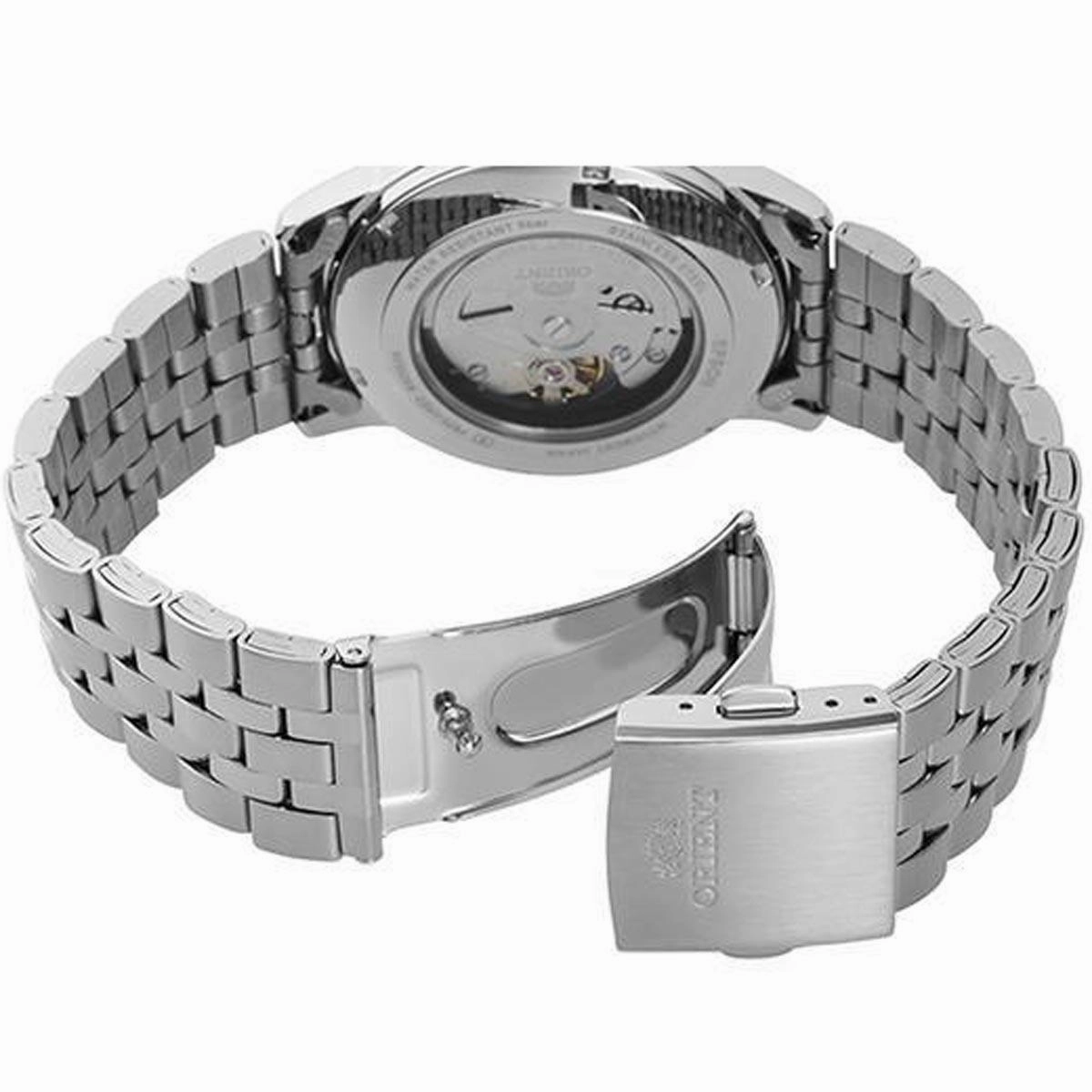 Orient Men's Automatic Watch - Symphony III Black Dial Steel Bracelet | RA-AC0F01B10A