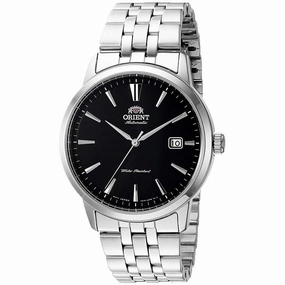 Orient Men's Automatic Watch - Symphony III Black Dial Steel Bracelet | RA-AC0F01B10A
