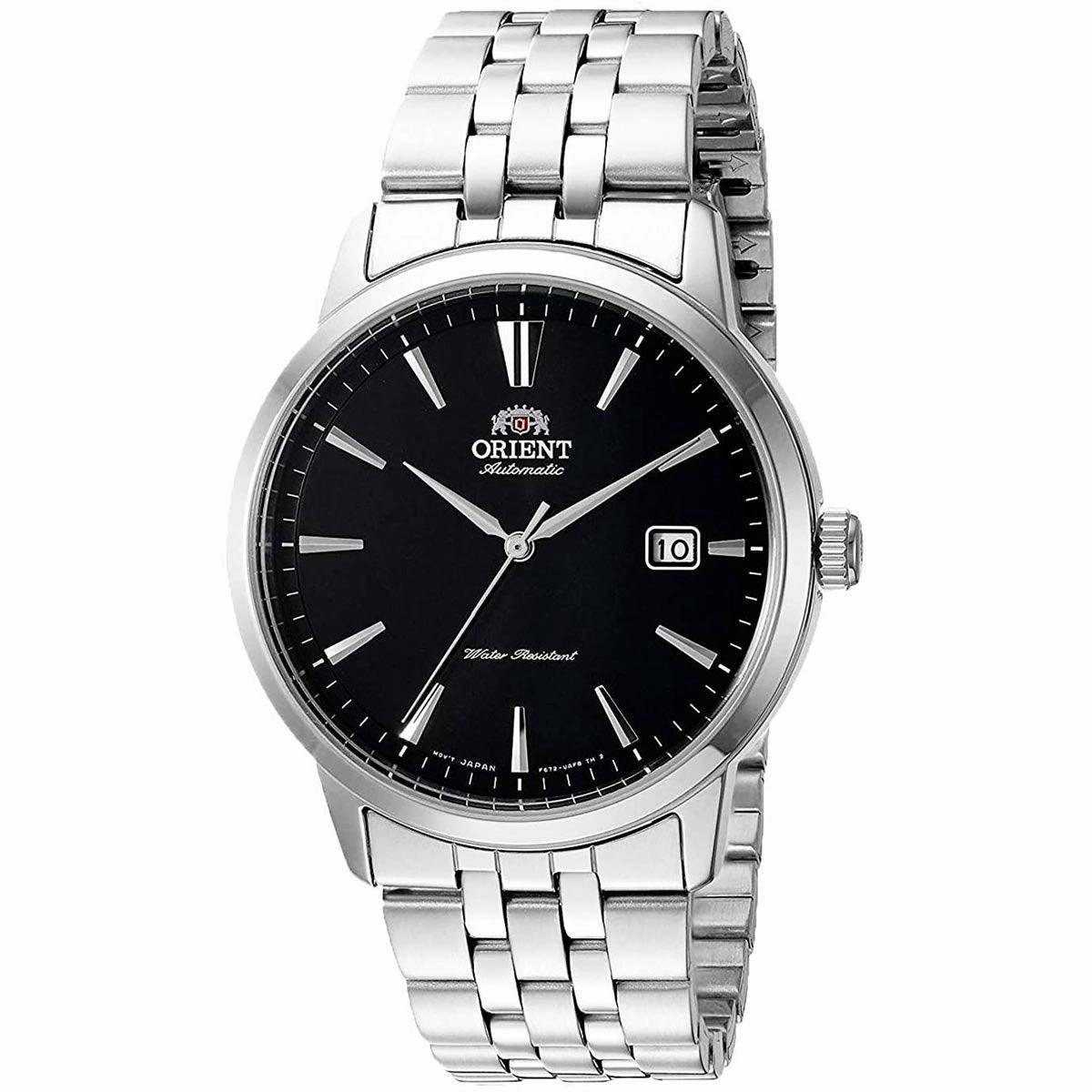 Orient Men's Automatic Watch - Symphony III Black Dial Steel Bracelet | RA-AC0F01B10A