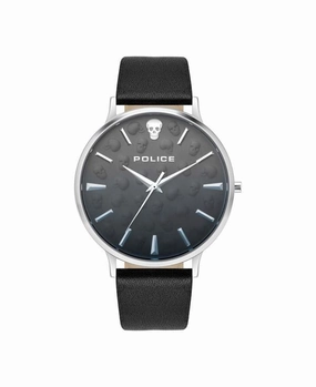 Police Tasman Black Leather Watch PL.16023JS/02