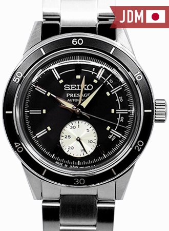 Presage Style60s Power Reserve Black Ref. SARY211