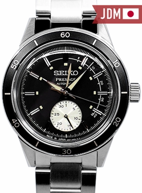 Presage Style60s Power Reserve Black Ref. SARY211