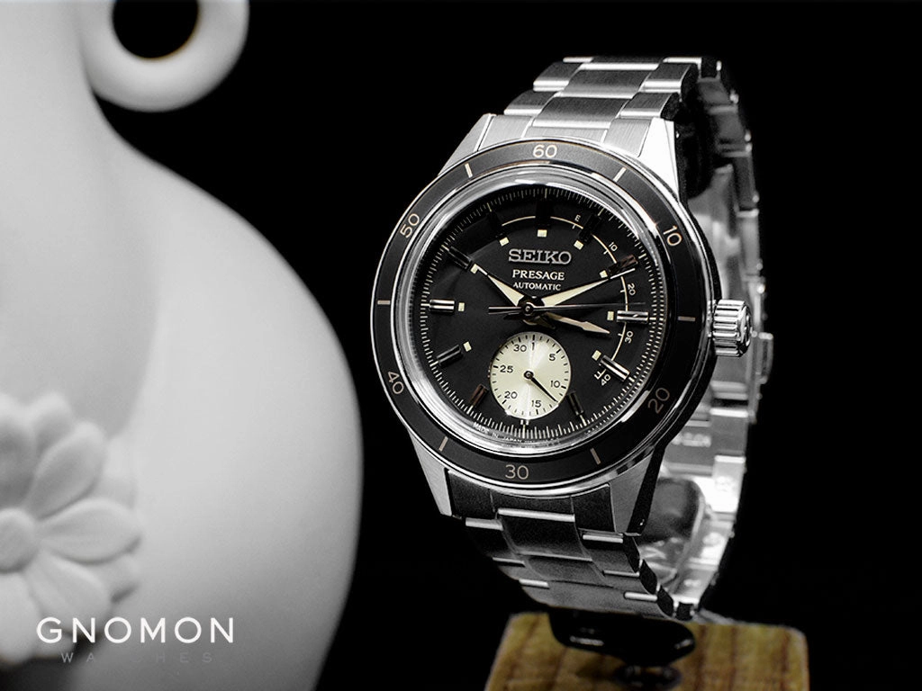 Presage Style60s Power Reserve Black Ref. SARY211
