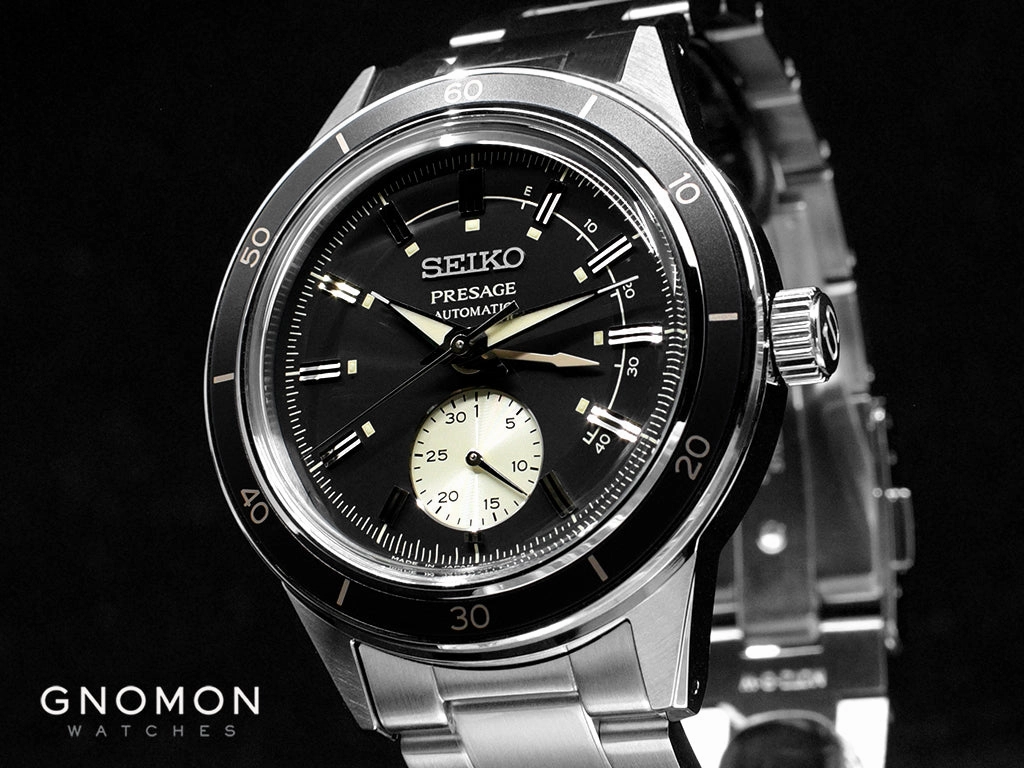 Presage Style60s Power Reserve Black Ref. SARY211