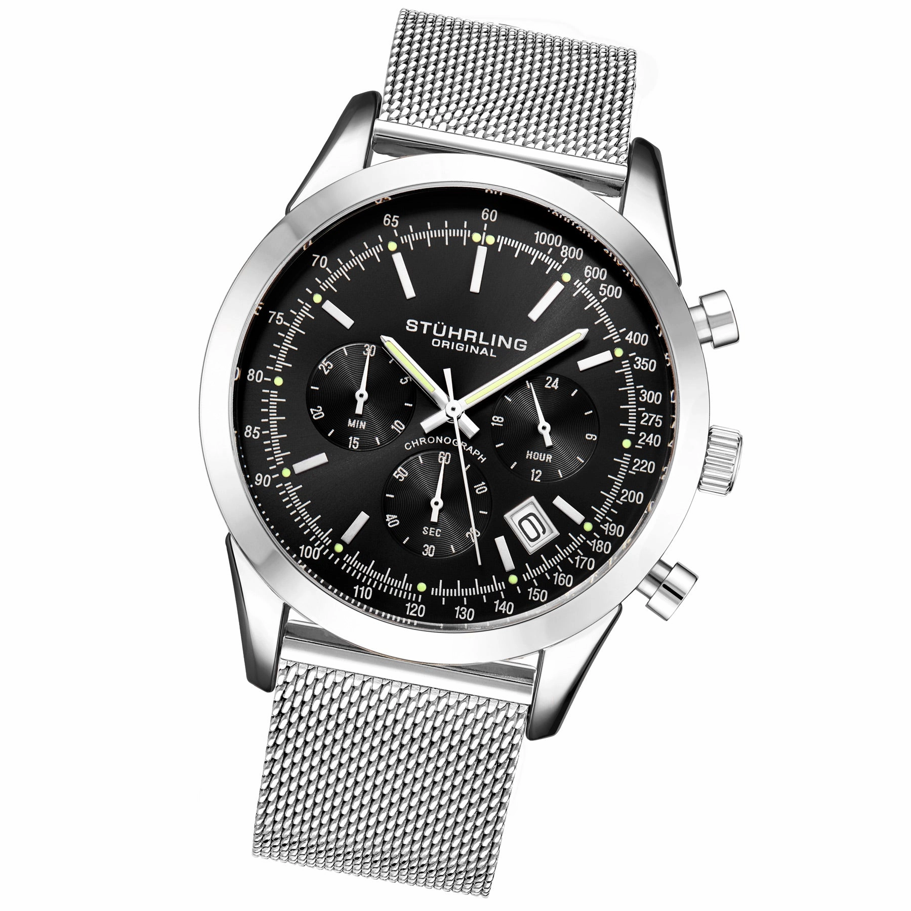 Preston 3975 Quartz 44mm Chronograph