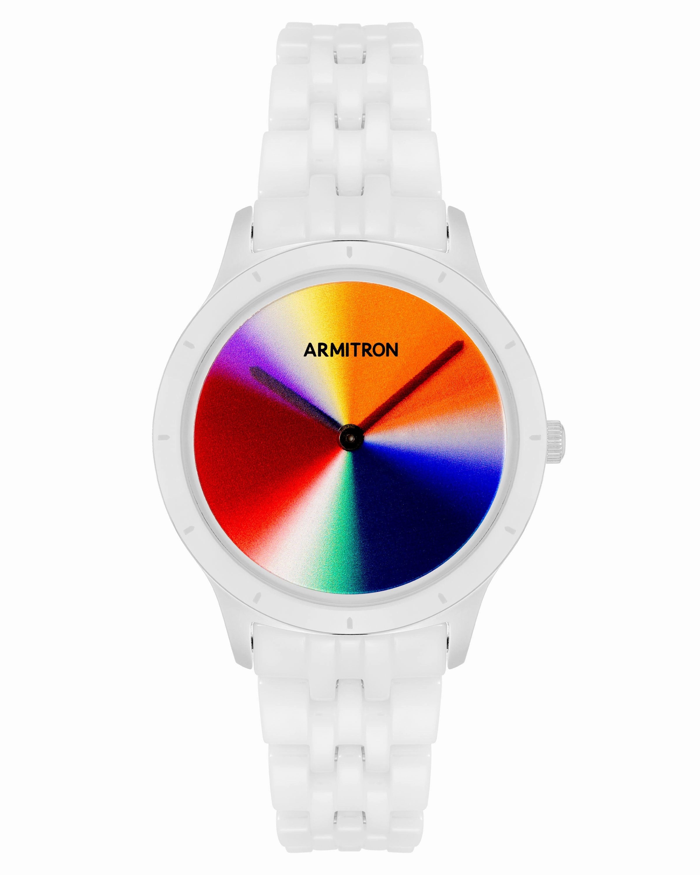 Prismatica? | 36mm, White Ceramic/Rainbow