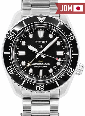 Prospex 200M Automatic Diver Scuba GMT Black Ref. SBEJ011