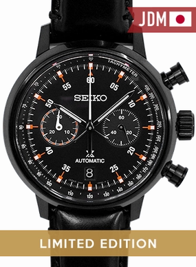 Prospex Speedtimer Chronograph Mechanical Full-Black - Ltd Ed 600pcs Ref. SBEC019