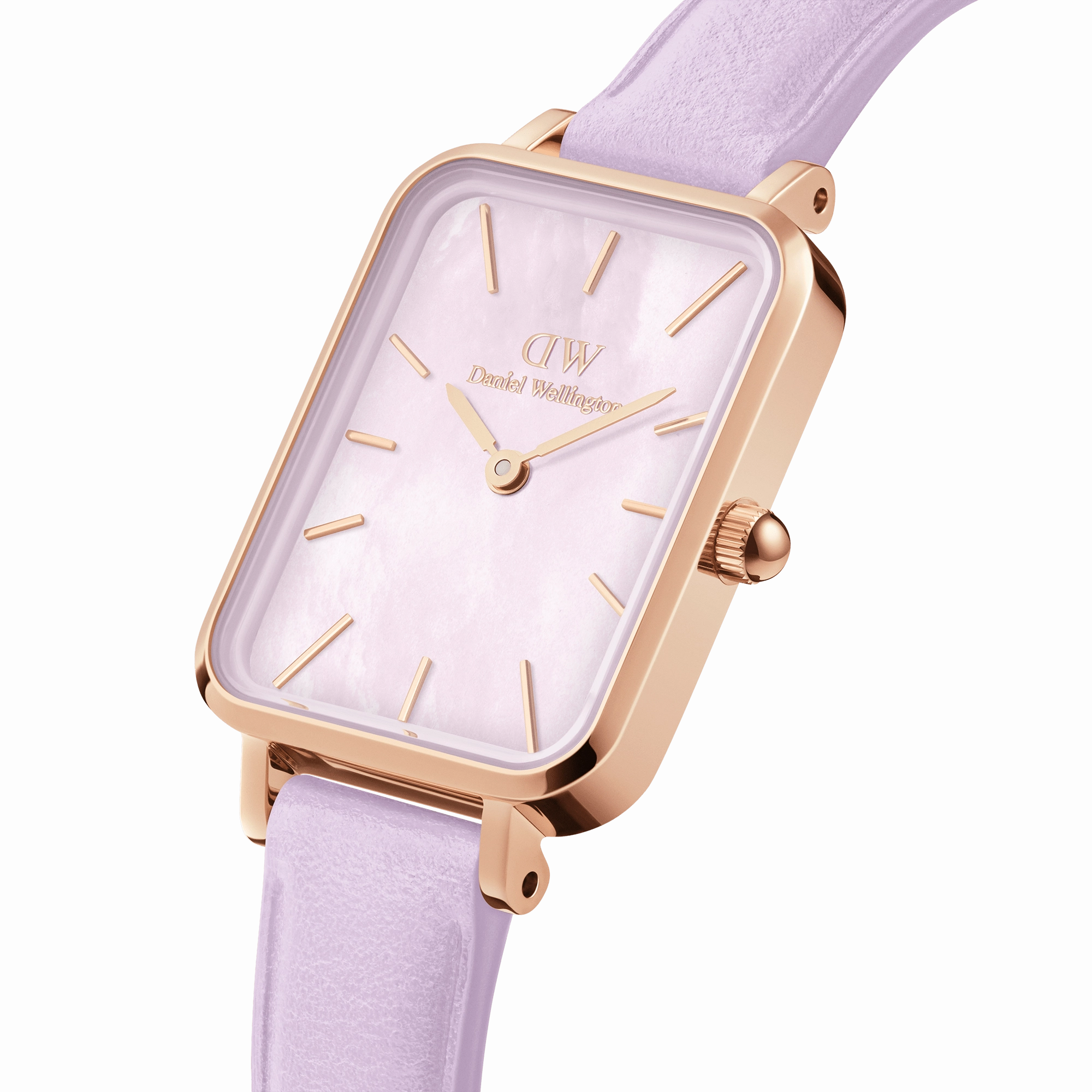 Quadro Lavender MOP Rose Gold