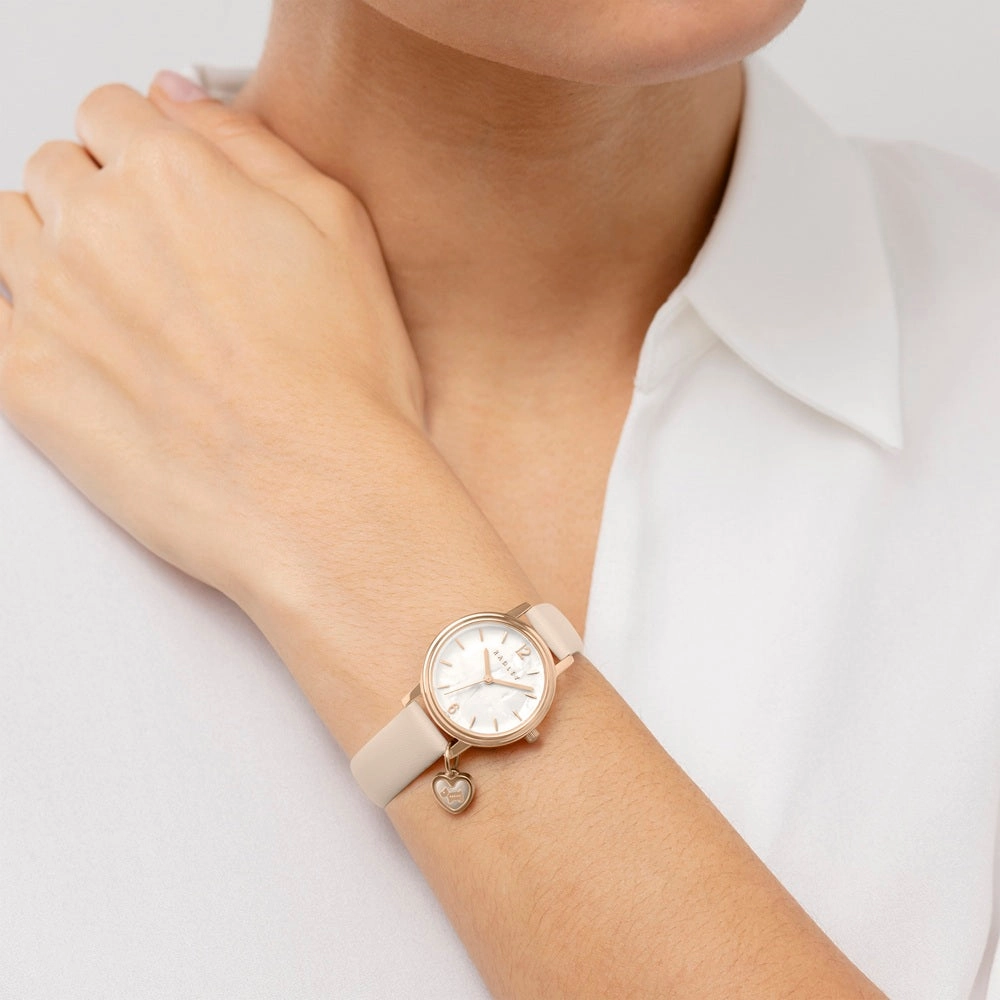 Radley Beige Leather Strap Ladies Watch RY21872A