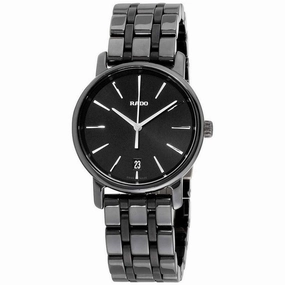 Rado Women's Swiss Quartz Watch - DiaMaster Black Ceramic Bracelet | R14063182