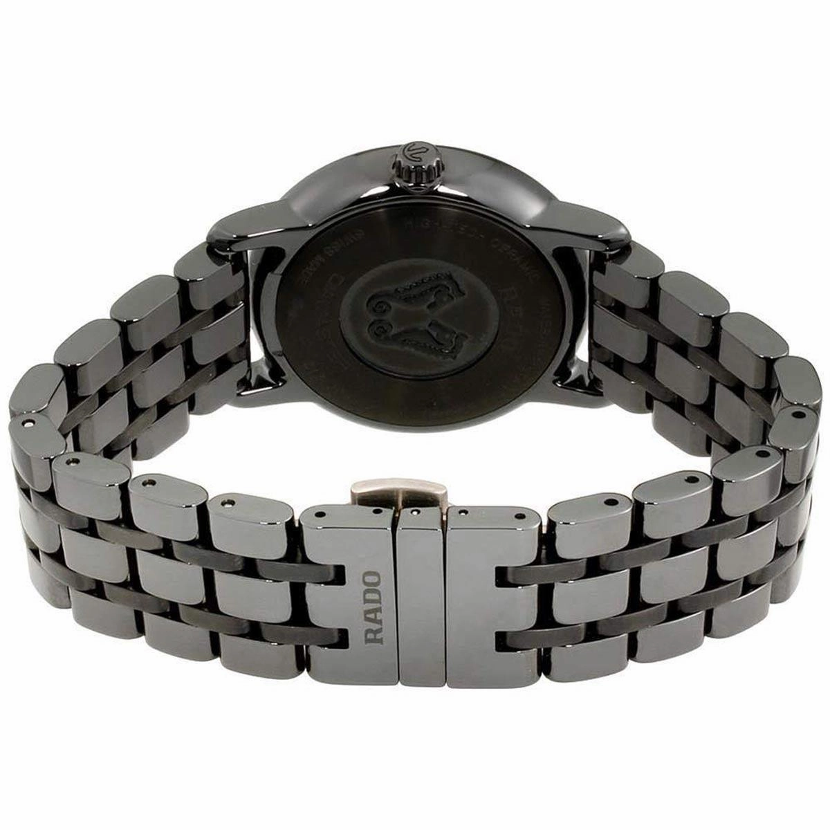 Rado Women's Swiss Quartz Watch - DiaMaster Black Ceramic Bracelet | R14063182
