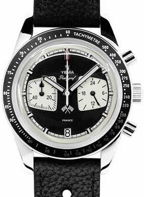 Rallygraf Meca-Quartz Chronograph Reverse Panda - Leather