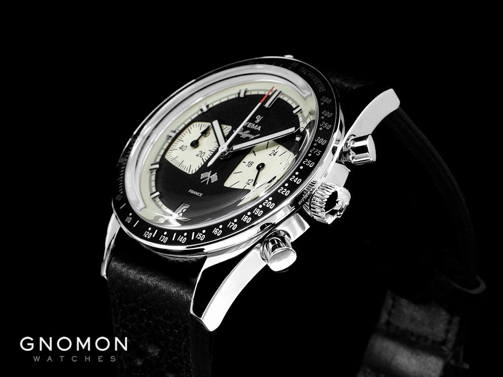 Rallygraf Meca-Quartz Chronograph Reverse Panda - Leather