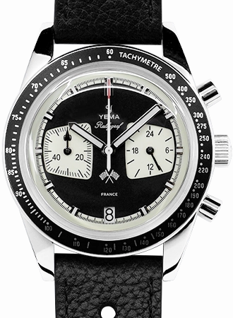 Rallygraf Meca-Quartz Chronograph Reverse Panda - Leather