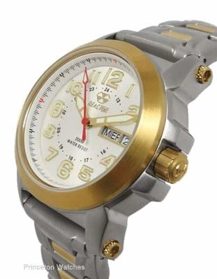 Reactor Atom Mid-Sized Ladies Watch - White Mother of Pearl - Two-Tone