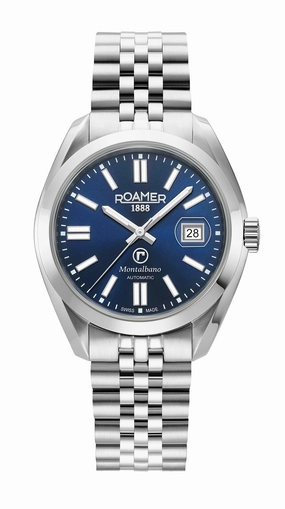 Roamer -  996983 41 45 20 - MONTALBANO Automatic Stainless Steel Watch for Men's